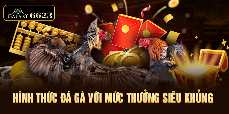 Hình thức đá gà với mức thưởng siêu khủng